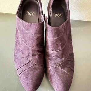 Vionic Women's Purple Suede Ankle Boots
